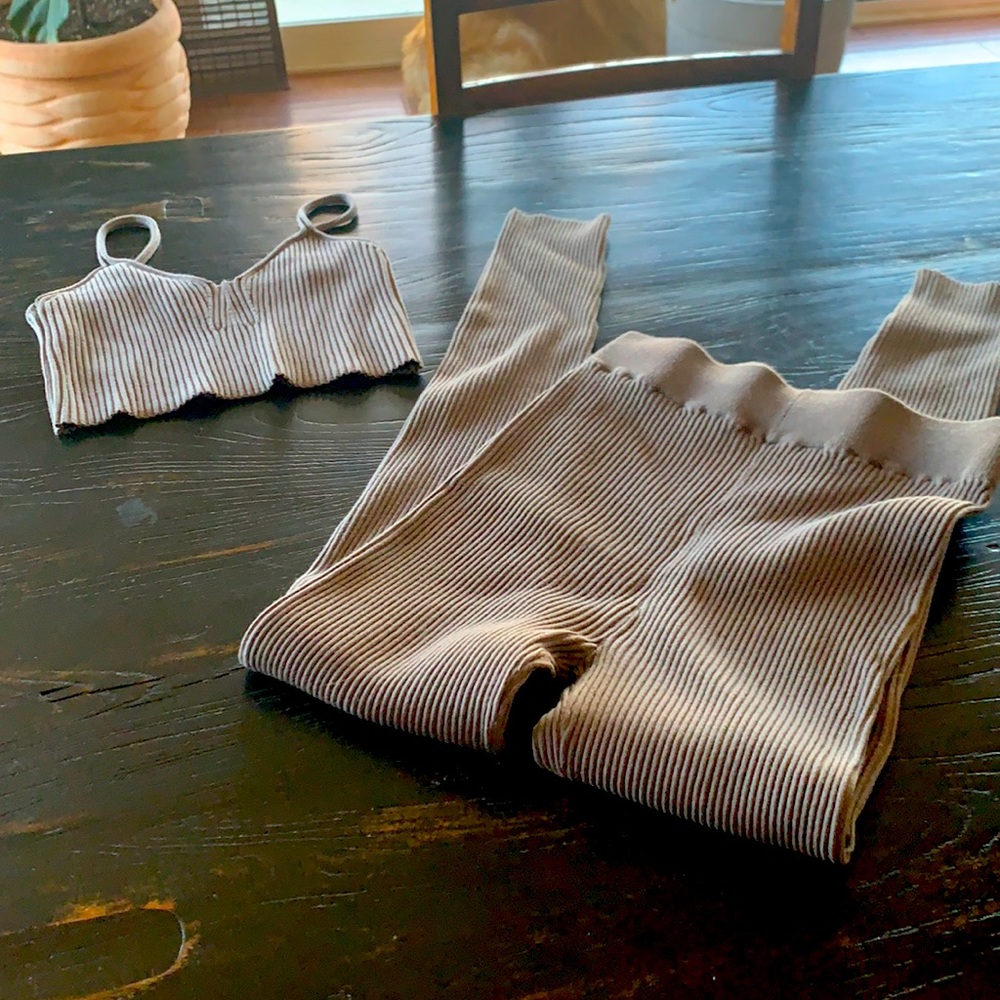 Zara 2 piece knit wear